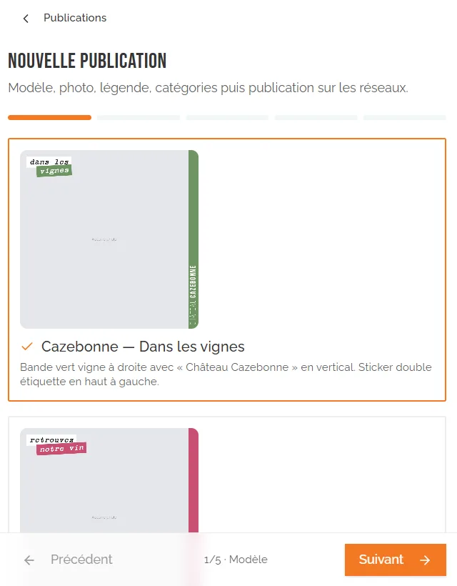 Social Studio — templates graphiques, publication mobile et réemploi SEO — Publications Images et vidéos depuis mobile