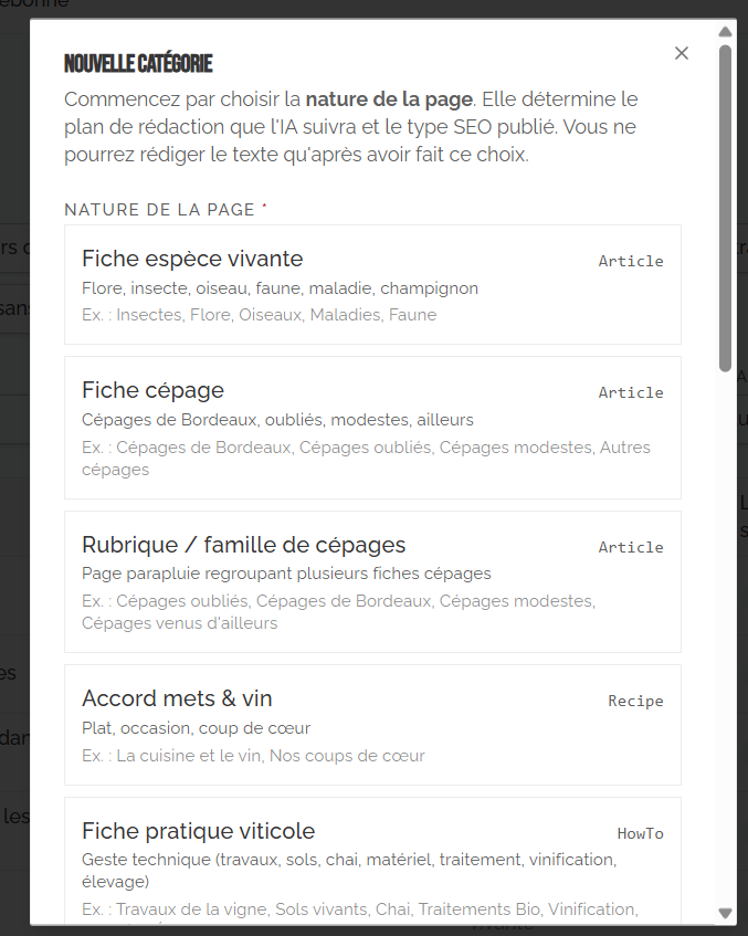 Un back-office éditorial piloté par l'IA, pas juste un CMS — Liste de modèles de plans éditoriaux