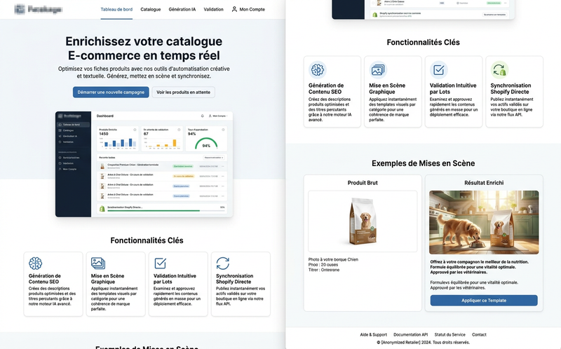 Creative and Textual Automation for a Petcare E-commerce Catalog — Leading American retailer of pet food and accessories