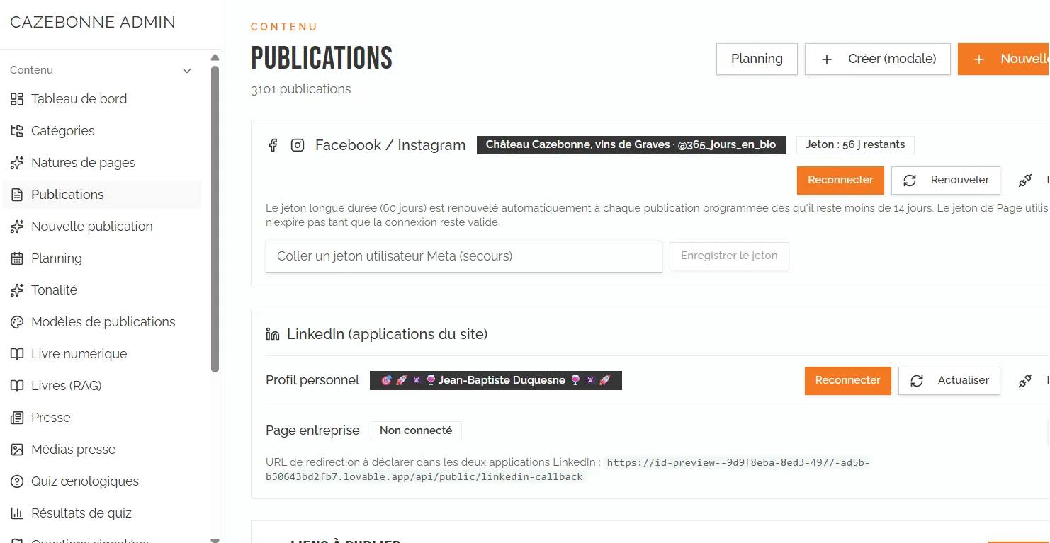 Social Studio — graphic templates, mobile publishing and SEO reuse — Publication scheduling